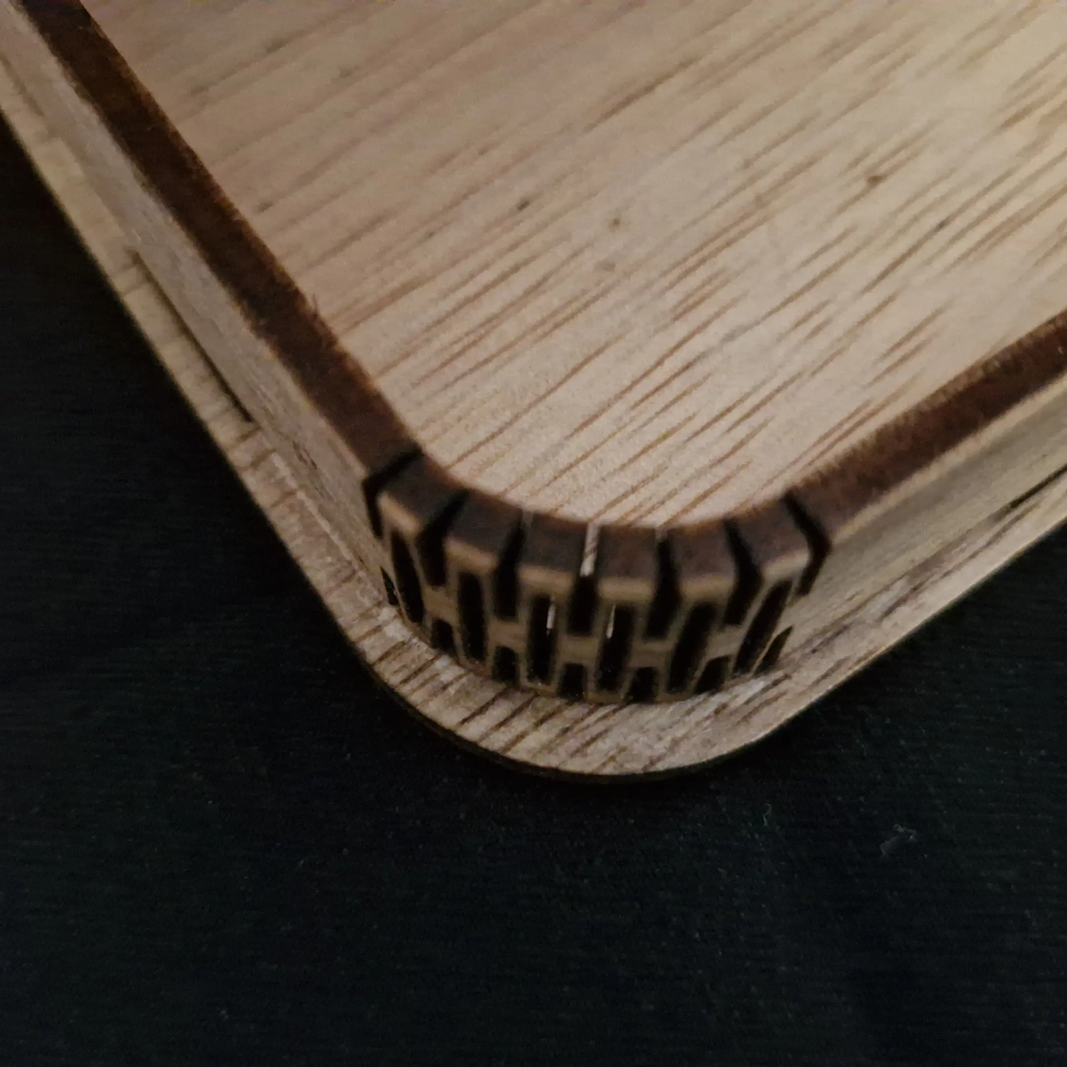 Cutie personalizată, gravată laser — model „Scrisoare de la Moș Crăciun"