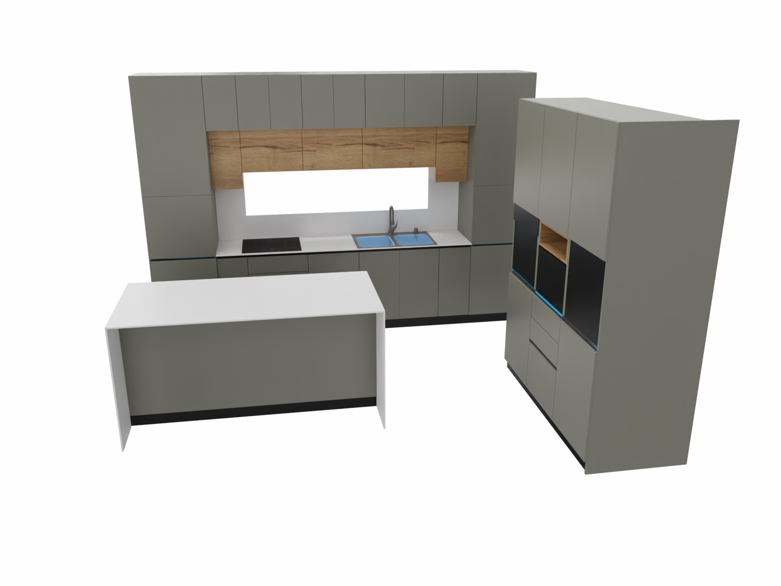 Mobilier Bucatarie cu insula