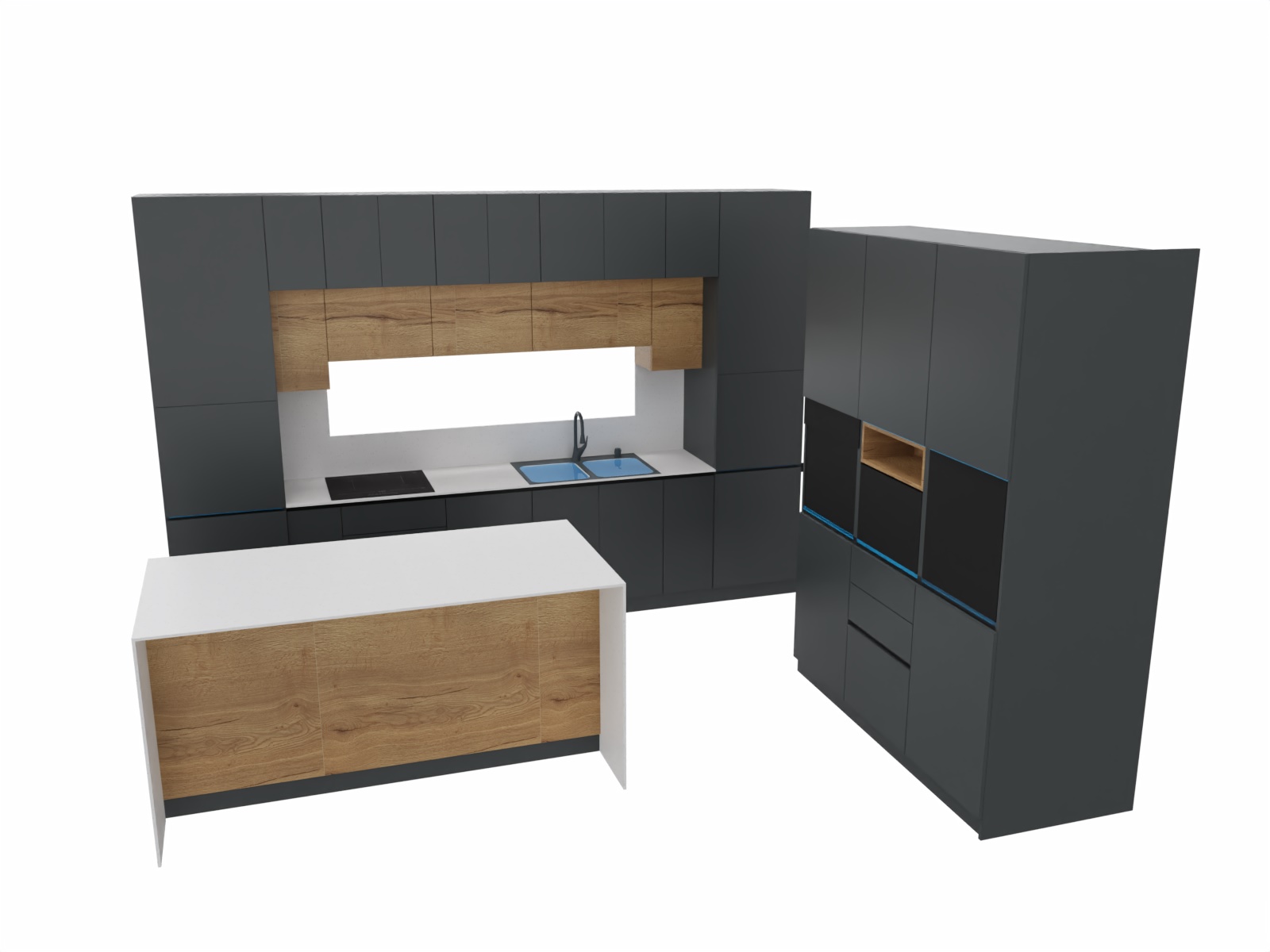 Mobilier Bucatarie cu insula