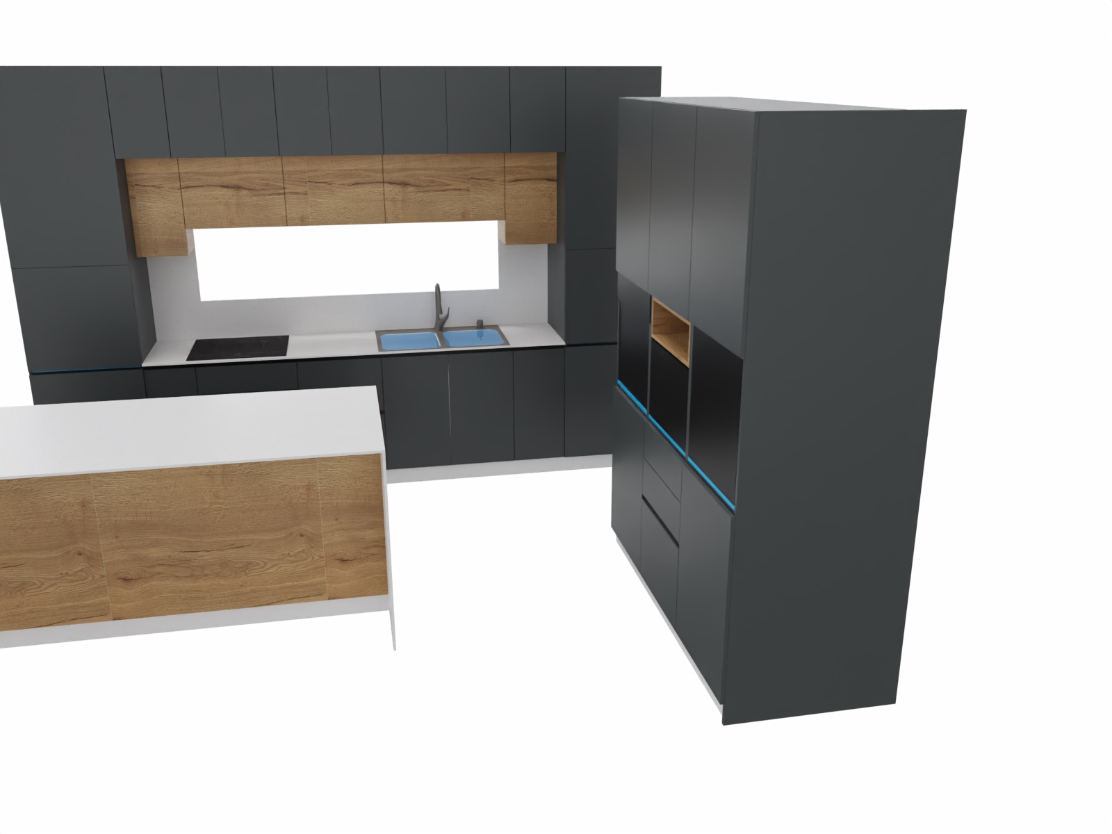 Mobilier Bucatarie cu insula