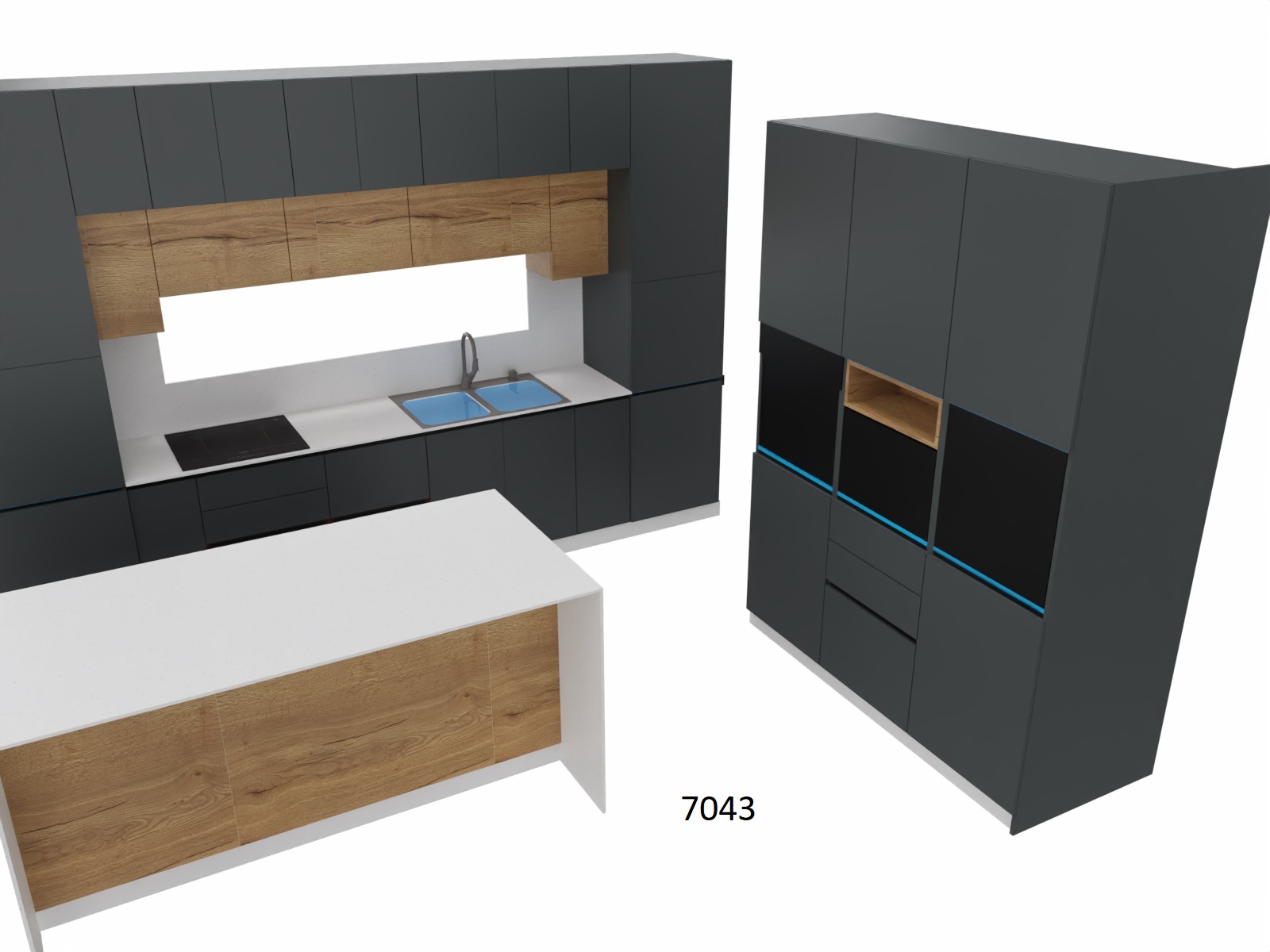 Mobilier Bucatarie cu insula