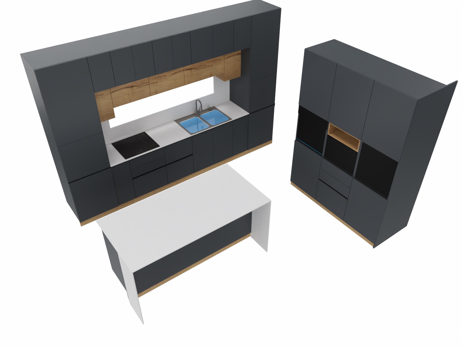 Mobilier Bucatarie cu insula