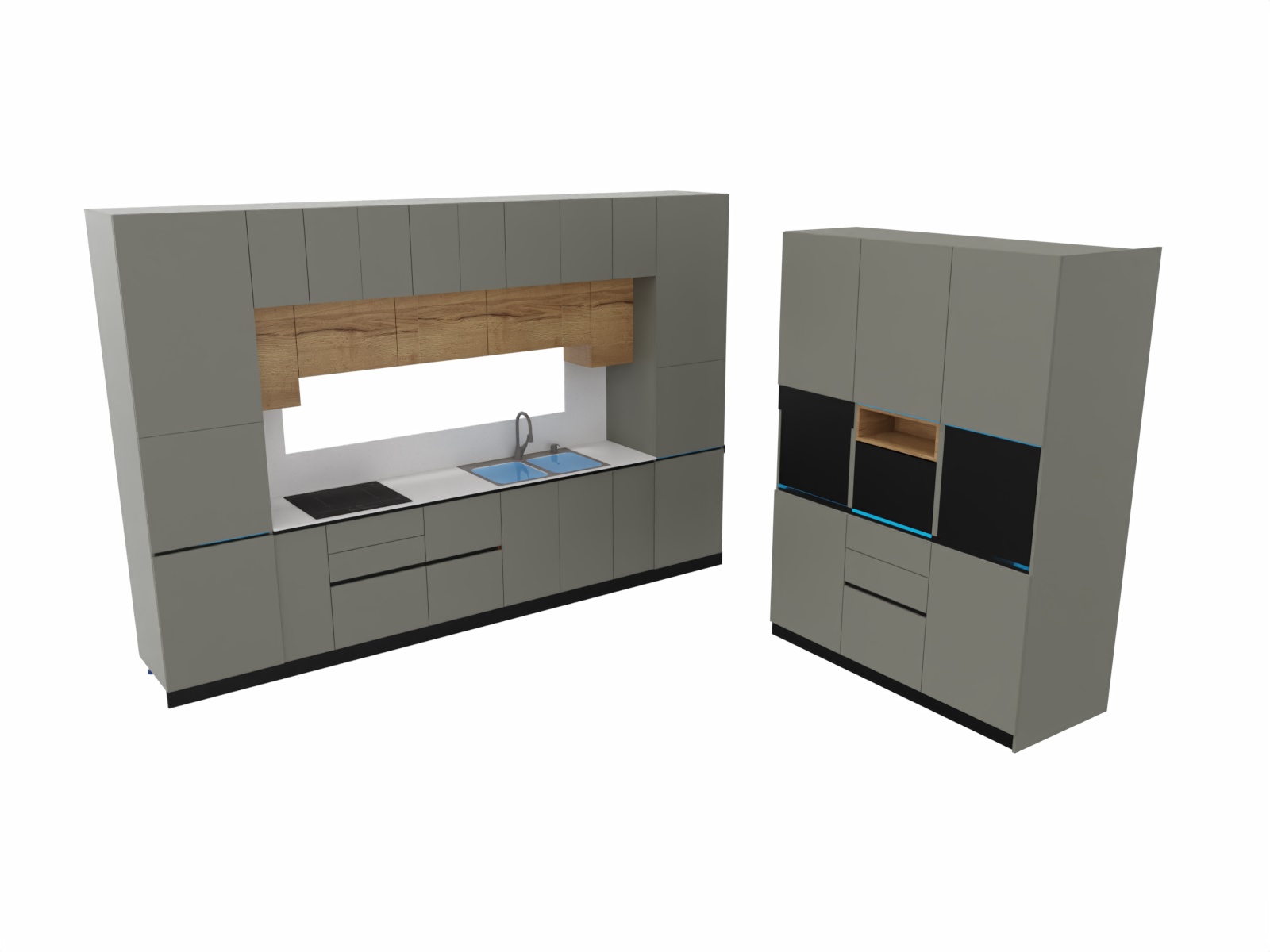Mobilier Bucatarie cu insula