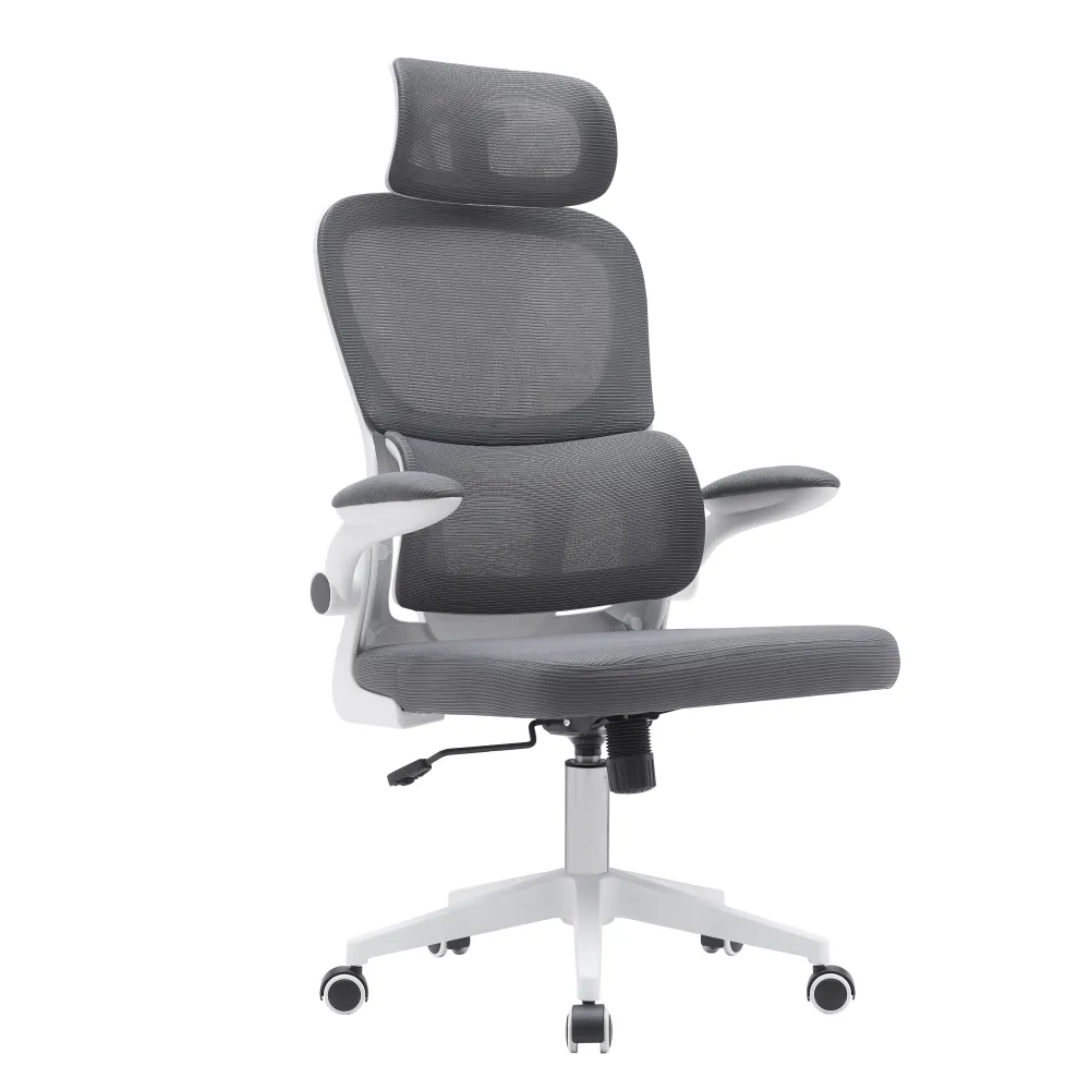 Scaun de birou, RENARD, birou, 65x65x122-132 cm, Plastic/Plasă | MobilaOK