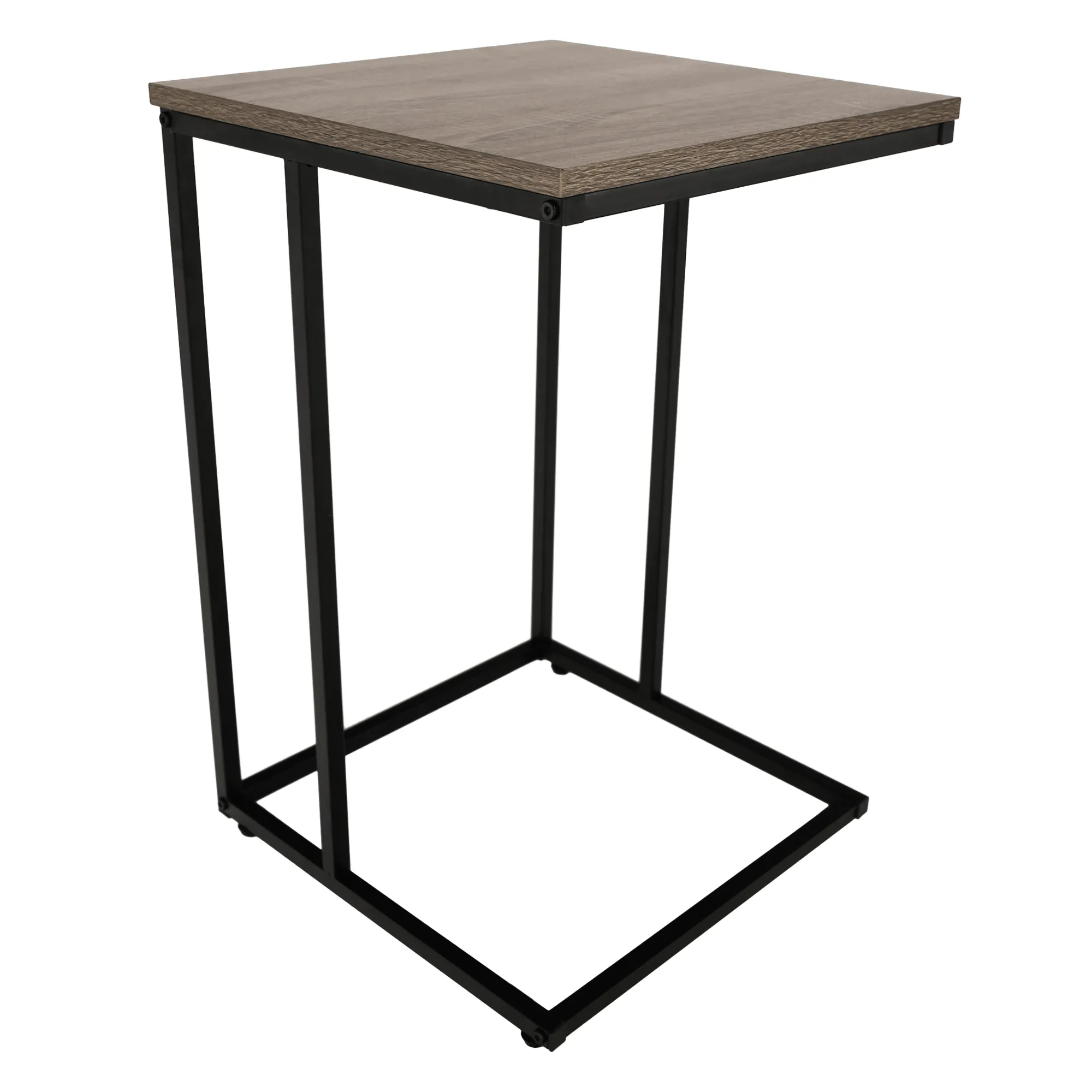 Măsuță portabilă KALA living, dormitor, balcon 40x40x61 cm MDF și metal | MobilaOK