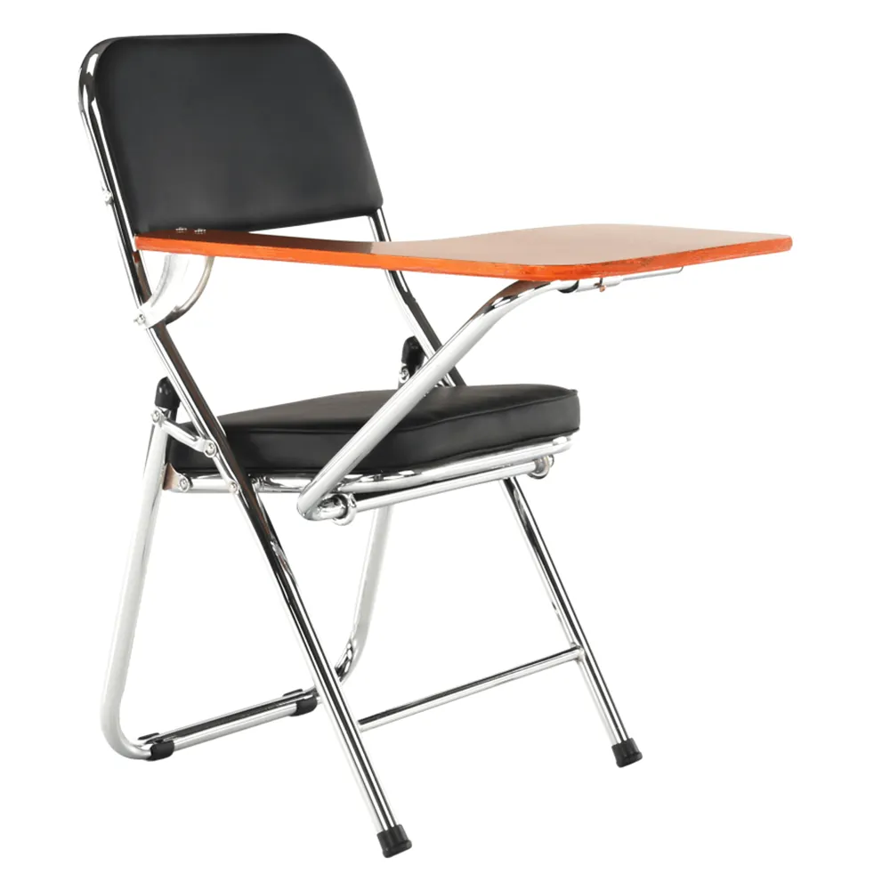 Scaun conferință TEKER, birou/sala ședințe, 49x82x77 cm, piele ecologică, lemn, metal | MobilaOK