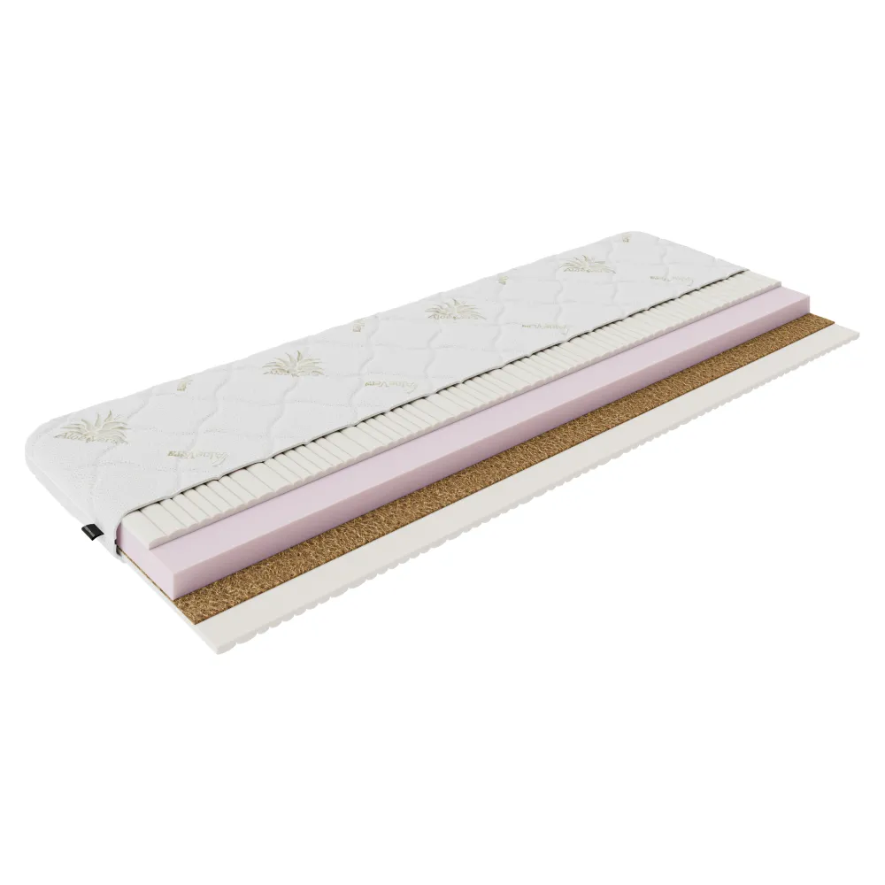 Saltea SILVERHARD NEW pentru dormitor, 160x200 cm, Spumă PUR și nucă de cocos | MobilaOK